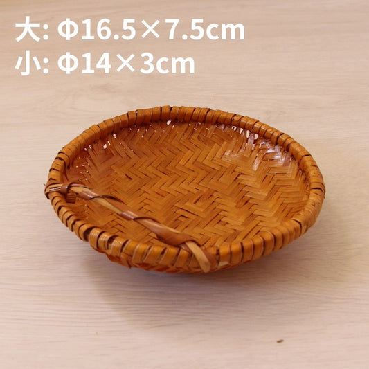 竹ザル こがね丸皿(大/小)
