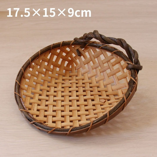 竹ザル 柾四ツ目丸篭(丸かご)