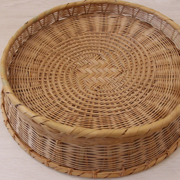 白竹 盛り付け 竹ザル(清涼高台)