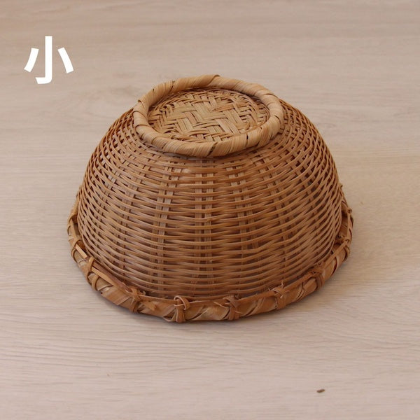 竹かご/竹ざる 深め鉢型(大/小)