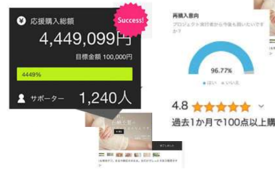 <p>国内の販売実績</p>