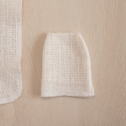 洗顔剤不要のフェイシャルミトン(わたばなシリーズ)